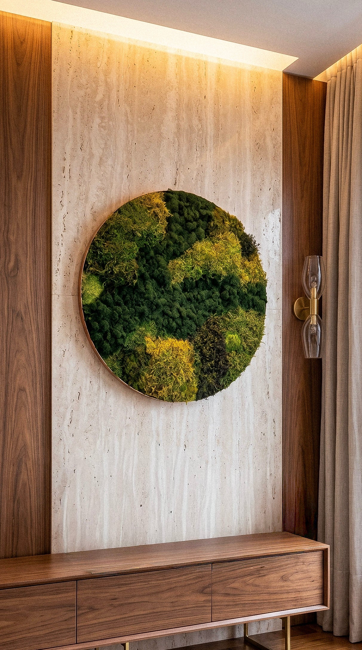 Quadro 82cm Cobre (círculo)