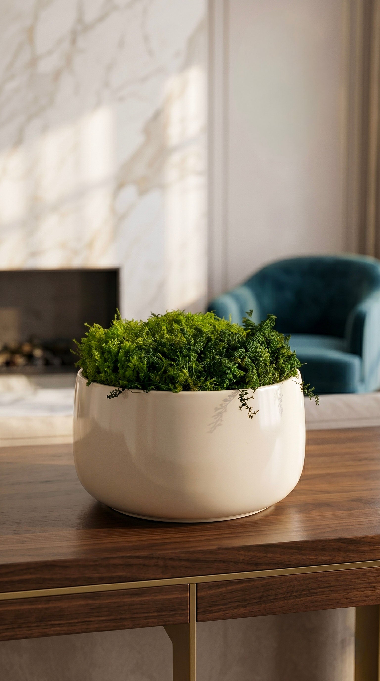 Ivory Moss Bowl I