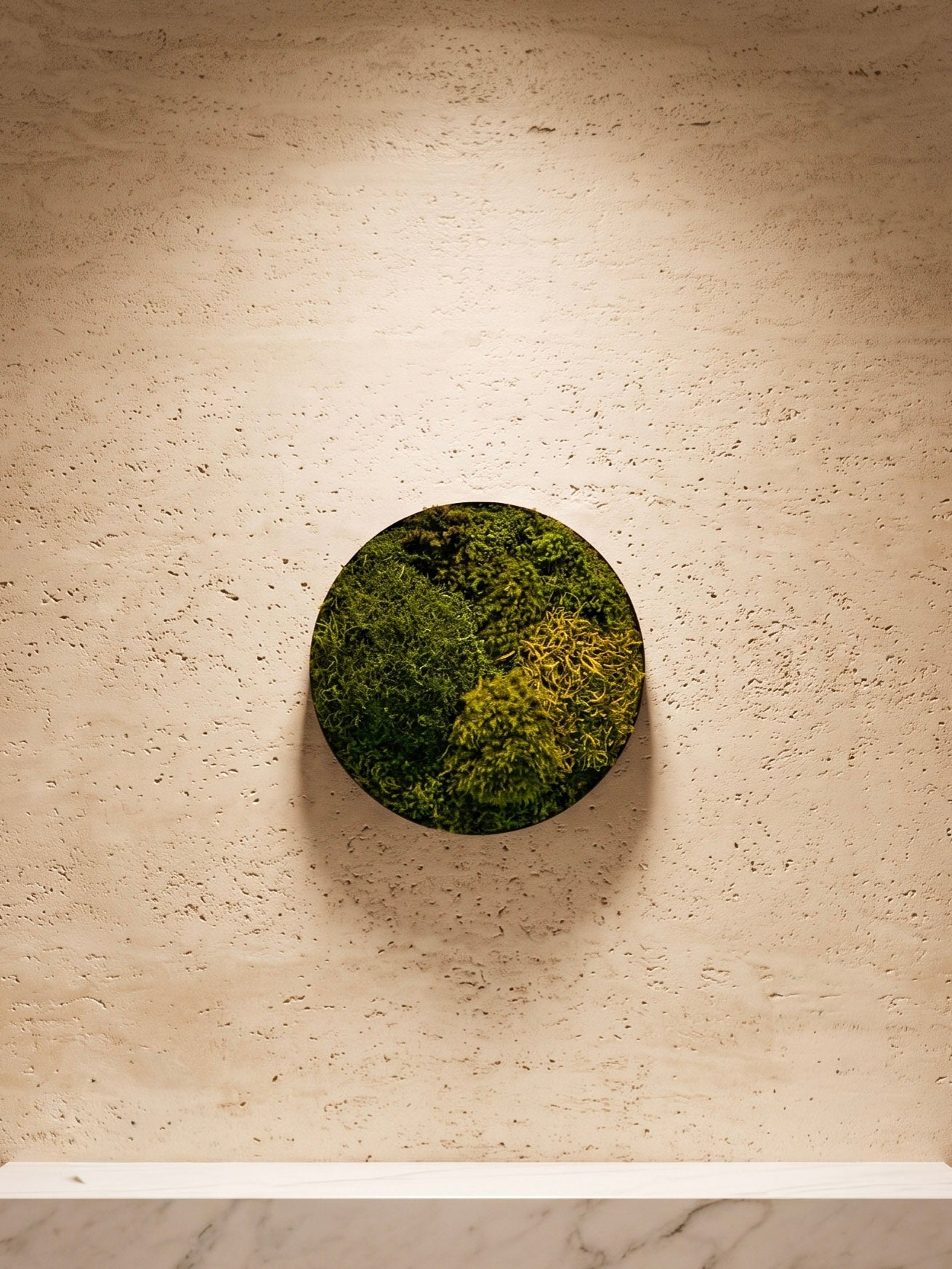 Quadro 35cm preto (círculo)